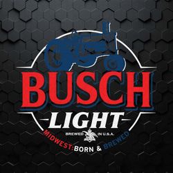 busch light midwest born and brewed svg