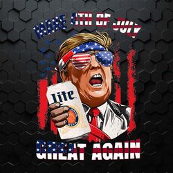 trump miller lite make 4th of july great again png