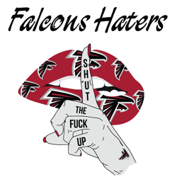 falcons haters shut the fuck up svg