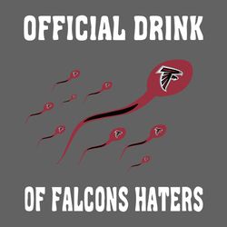 official drink of atlanta falcons haters svg