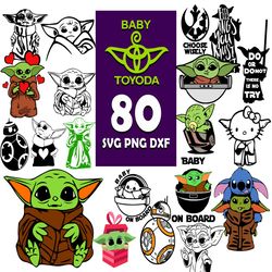 80 Files Baby Yoda Bundle SVG Trending SVG Star War SVG Baby On Board SVG Baby Yoda SVG Cute Yoda SVG