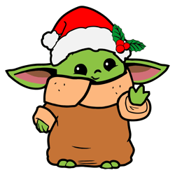 Christmas Baby Yoda Funny Christmas SVG