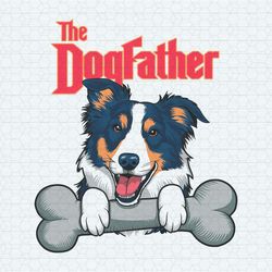 the dogfather playing with a bone svg