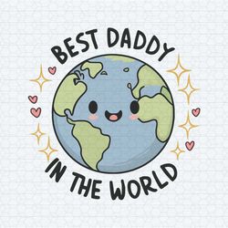 groovy best daddy in the world svg