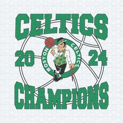 boston celtics 2024 champions logo svg