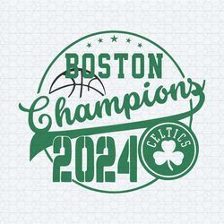 boston champions 2024 nba basketball svg