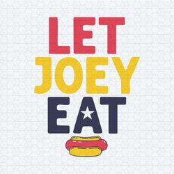 let joey eat hot dog eating contest svg