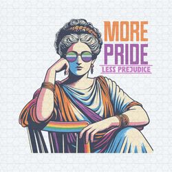 more pride less prejudice lgbt support svg