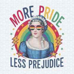 more pride less prejudice rainbow png