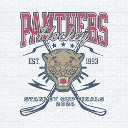 vintage panthers hockey stanley cup finals 2024 svg