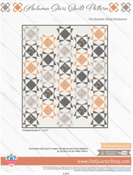 "autumn stars quilt pattern - pdf radiant harvest"