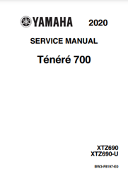 yamaha tenere 700 2020 service manual pdf