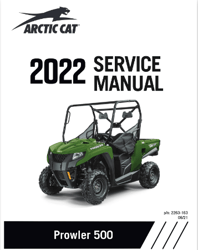 2022 prowler 500 service manual pdf