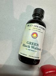 original dr. clark store green black walnut hull tincture no box usa stock new