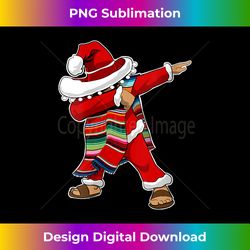 s christmas sombrero dabbing mexican serape poncho santa - bohemian sublimation digital download - challenge creative boundaries