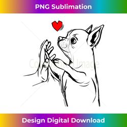 chihuahua love cute dog mom funny girls - urban sublimation png design - rapidly innovate your artistic vision