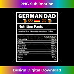 german dad nutrition fact world best german father men - bohemian sublimation digital download - enhance your art with a dash of spice