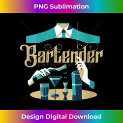 womens bartender bartending v-neck - sophisticated png sublimation file - ideal for imaginative endeavors