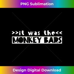 monkey bars injury tshirt for kids - luxe sublimation png download - spark your artistic genius