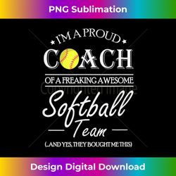 funny softball coach- thank you appreciation - sophisticated png sublimation file - channel your creative rebel