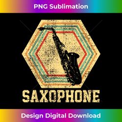 saxophone saxophonist sax player vintage retro music - contemporary png sublimation design - crafted for sublimation excellence