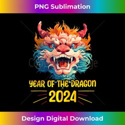 majestic 2024 dragon lunar new year celebration design - urban sublimation png design - pioneer new aesthetic frontiers