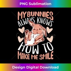 my bunnies always knows how i easter bunny design rabbit - timeless png sublimation download - immerse in creativity with every design