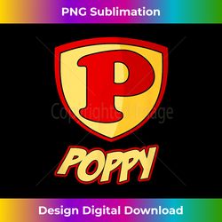 poppy superhero t - father's day super - futuristic png sublimation file - immerse in creativity with every design
