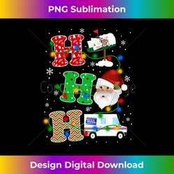 santa claus ho ho ho postal worker mail delivery christmas - timeless png sublimation download - immerse in creativity with every design