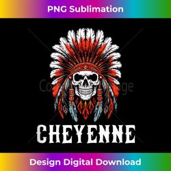 skull headdress cheyenne - futuristic png sublimation file - channel your creative rebel