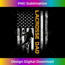 vintage usa american flag proud lacrosse dad lax silhouette - urban sublimation png design - immerse in creativity with every design