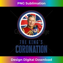 s the king's coronation - royal portrait 2023 - sleek sublimation png download - striking & memorable impressions