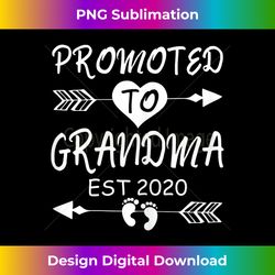 s promoted to grandma  est 2020 pregnancy reveal - timeless png sublimation download - lively and captivating visuals