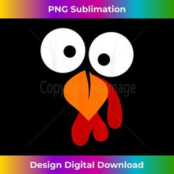 turkey face t - funny fun thanksgiving day - chic sublimation digital download - spark your artistic genius