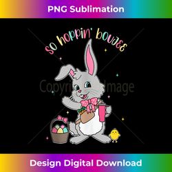 so hoppin' boujee tumbler belt bag rabbit cute easter day - classic sublimation png file - craft with boldness and assurance