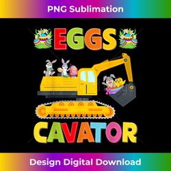 easter eggscavator clothing for toddlers easter bunny - eco-friendly sublimation png download - chic, bold, and uncompromising