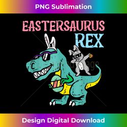 eastersaurus rex trex easter bunny dino boys toddler - contemporary png sublimation design - rapidly innovate your artistic vision