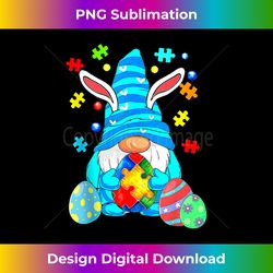 funny gnome autism awareness easter day - artisanal sublimation png file - ideal for imaginative endeavors