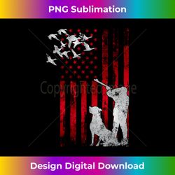 hunters distressed patriotic american usa flag duck hunting - sublimation-optimized png file - channel your creative rebel