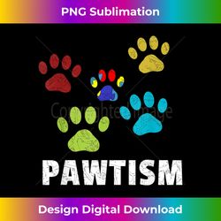 cute autism dog funny paw autism and s - innovative png sublimation design - chic, bold, and uncompromising