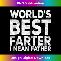 mens world's best farter i mean father fathers day - sleek sublimation png download - elevate your style with intricate details