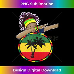 rasta reggae dab art for rastafari lover - sophisticated png sublimation file - access the spectrum of sublimation artistry