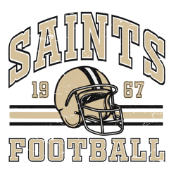 Saints Football 1967 Helmet SVG