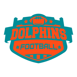 Dolphins Football SVG Cricut Digital Download Untitled