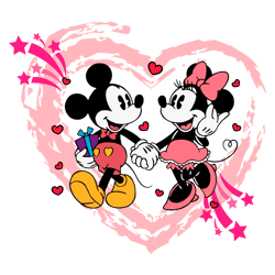 Mickey Minnie Happy Valentines Day 2024 SVG