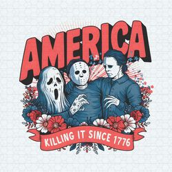 america killing it since 1776 horror characters png