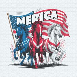 retro merica horse usa flag png