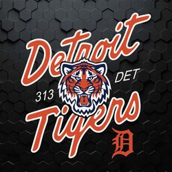 detroit tiger roar baseball team svg