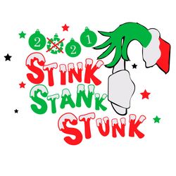 Christmas 2021 SVG 2021 Stink Stank Stunk SVG Christmas SVG