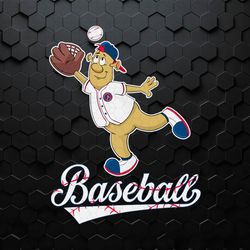 MLB Atlanta Braves Blooper Baseball SVG